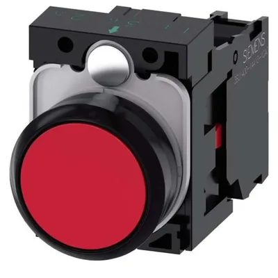 Image de Bouton-poussoir Siemens, rouge