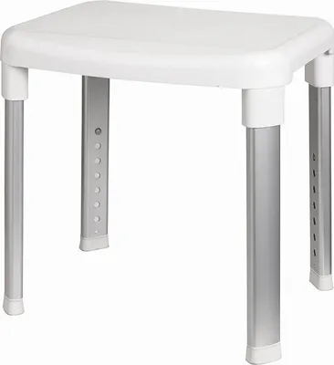 Produktbild von Dusch- und Badehocker mit großer Sitzfläche