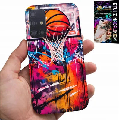Zdjęcie produktu dla Etui Do Samsung Galaxy A51 - Koszykówka Nba Uliczne Graffiti Kosz Fan