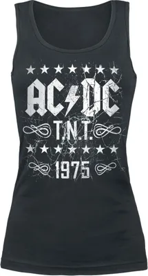 Produktbild von AC/DC Top Damen T.N.T. 1975 schwarz Band-Merch, Bands 100% Baumwolle L