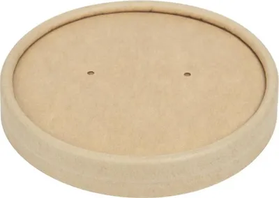 Image de Couvercles Colpac pour tasses à soupe recyclables et compatibles micro-ondes de 225 ml et 350 ml (500 pièces)