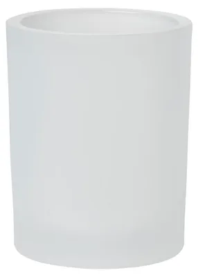 Produktbild von 6x DUNI Kerzenhalter Snowy 100 x Ø 80 mm Weiß