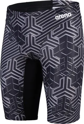 Produktbild von arena Kikko Jammer Schwimmhose Herren chlorbeständig, Farbe:Schwarz, Größe:4