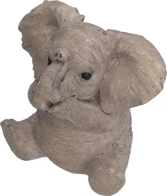 Image de Statue d'éléphant en résine Artisanat Eléphant mignon Ornement Décoration de la maison pour le salon Chambre à coucherType 3