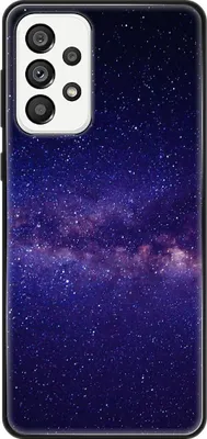 Produktbild von König Design Hülle kompatibel mit Samsung Galaxy A73 5G Kunststoff Soft Handyhülle - Handy Case Sternenhimmel