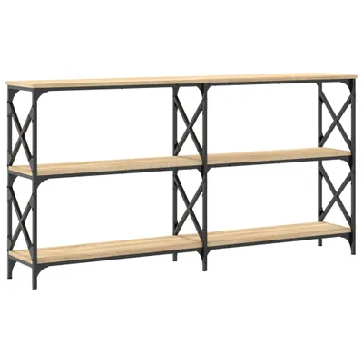 Zdjęcie produktu dla vidaXL Stolik konsola dąb sonoma 156x28x80,5 cm materiał drewnopochodny