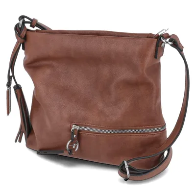Produktbild von Tamaris Damen Schultertasche/ Umhängetasche NELE Braun Kunstleder-