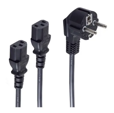 Produktbild von shiverpeaks BASIC-S Y-Stromkabel schwarz 1,8 m
