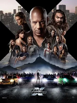 Productafbeelding van Fast & Furious X - 2023 - Vin Diesel - Origineel bioscoopaffiche - 120x160 cm