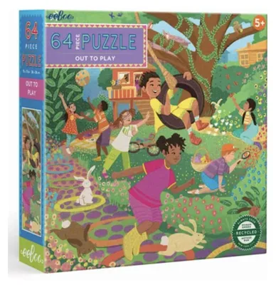 Image de Eeboo Puzzle - Jeux D exterieur 64 Pcs