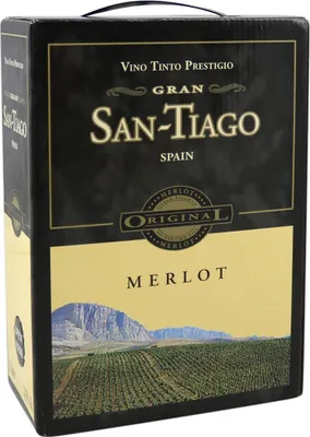 Produktbild von Gran San Tiago Merlot 13,5% Vol. 3,0L Bag in Box