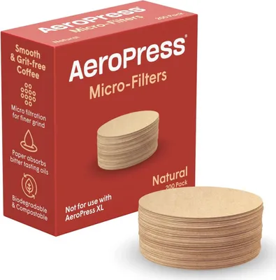 Obrázok produktu pre AeroPress® XL 200 ks mikrofilterov Natural 81NACS
