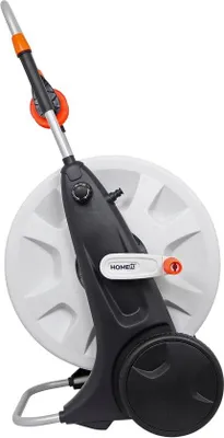 Produktbild von Gartenschlauchwagen 50 m – Schlauchwagen ohne Schlauch – Für 100 m 1/2-Zoll- oder 60 m 3/4-Zoll-Gartenschlauch – Robustes PP und ABS – Ideal für den Garten