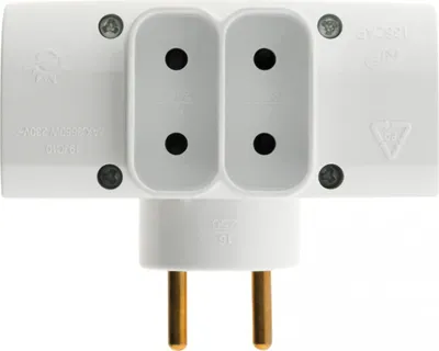 Image de Multiprise sans fil, 4 prises blanc ZENITECH