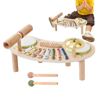 Image de Xylophone en bois 7-en-1 pour enfants