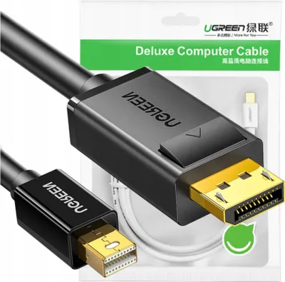 Image de Ugreen Kabel Mini Displayport - Displayport 1.5M Czarny (Md105)