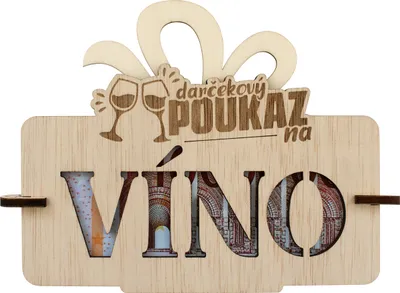 Obrázok produktu pre Darčekový poukaz na víno