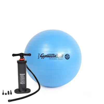 Produktbild von Original Pezzi® Gymnastikball MAXAFE m. Standpumpe - lightblue