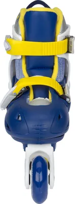 Image de Patins à roulettes en ligne Nijdam 52SJ hardboot 82A bleu/jaune taille 27-30