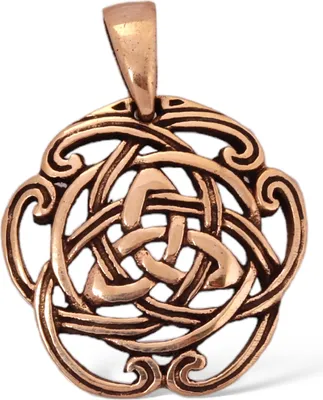 Produktbild von Celtic Dreifaltigkeit Bronze Anhänger Schmuck  27x21mm