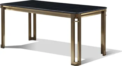 Produktbild von Esstisch Design Tisch Edelstahl Moderne Esszimmer Wohnzimmer Küche Tische 160x80
