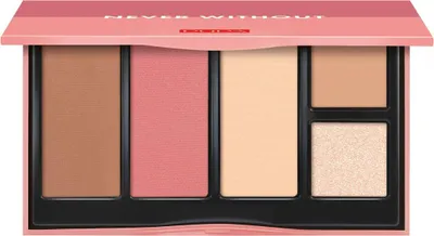 Produktbild von PUPA Milano Never Without Palette, Frauen, Medium Skin, Palette, 15,2 g, CREAM CONCEALER: ETHYLHEXYL PALMITATE, ISOSTEARYL ISOSTEARATE, OCTYLDODECANOL, COPERNICIA CERIFERA..., Paraben