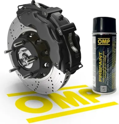 Produktbild von OMP Sprühfarbe OMPPC02001000071 Bremssattel 400 ml Schwarz