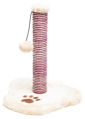 Productafbeelding van Aqpet Kraboom voor katten, speelboom, kattenboom, met bal, 39 cm, kleur beige