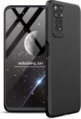 Produktbild von 360 Grad-Case Redmi Note 10 Pro mit 2.5D Glas - Farbe: Schwarz - Modellkompatibilität: Für Xiaomi Redmi Note 11