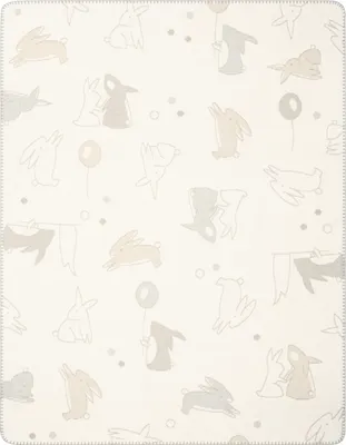 Obrázok produktu pre Biederlack Little Rabbits Detská deka 75 x 100 cm