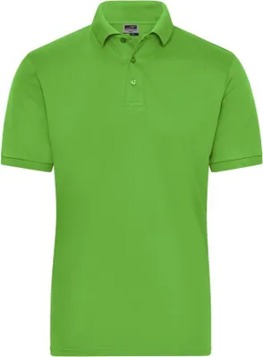 Produktbild von Polo aus weichem Elastic-Piqué lime-green, Gr. S