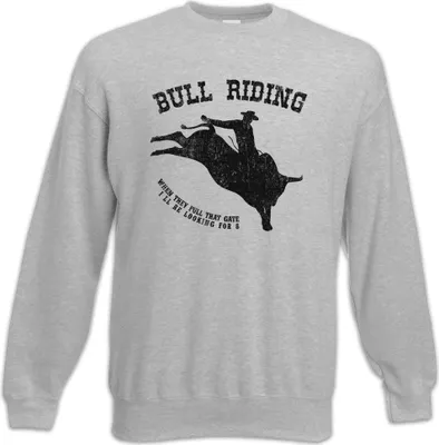 Produktbild von Urban Backwoods Bull Riding, Sweatshirt, Farbe: Hellgrau, Größe: 4XL
