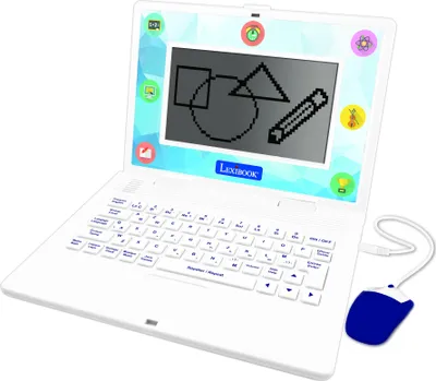Produktbild von Lexibook Lerncomputer JC599i1, zweisprachig Französisch/Englisch, 170 Aktivitäten, Weiß