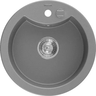 Image de Mexen Diego évier 1 bac en granit 488 x 480 mm, Gris - 6512481000-71