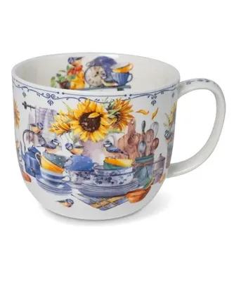 Produktbild von Kaffeebecher Country Kitchen Kaffeetasse Tassen Teetassen Kaffeepott Henkelbecher, Landhaus