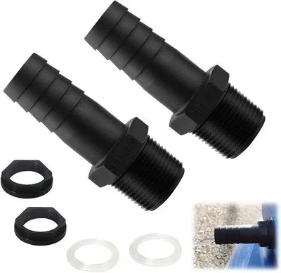Image de Tuyau d'arrosage de 1 pouce, lot de 2