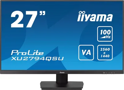 Obrázek produktu pro iiyama ProLite XU2794QSU-B6, 68,6 cm (27"), 2560 x 1440 px, Wide Quad HD, LCD, 1 ms, Černá