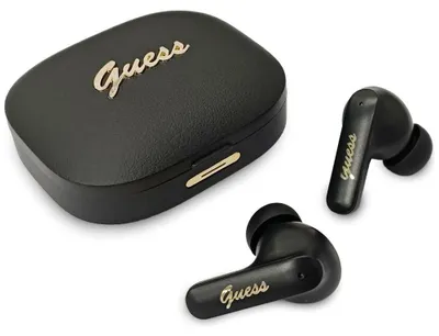 Immagine prodotto di Cuffie TWS Guess Script Metal Logo, nero