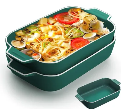 Immagine prodotto di Set di 2 ciotole in Vetroceramica per lasagne