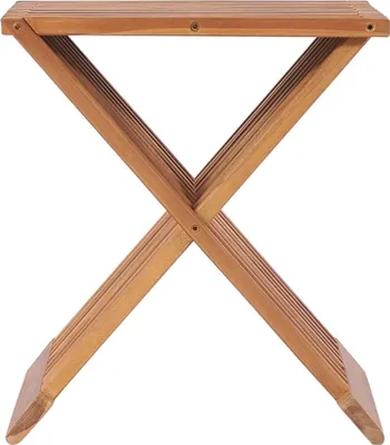 Immagine prodotto di SYFAX™ Sgabello Pieghevole 40x32x45 cm in Legno Massello di Teak
