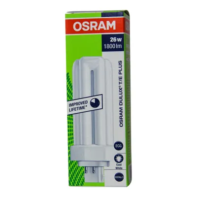 Produktbild von Osram DULUX T/E Energiesparlampe 26W/840 Plus GX24Q