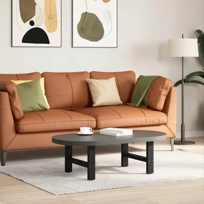 Obrázek produktu pro vidaXL Nohy konferenčního stolku černé 2 ks 50x(30-31) cm ocelové