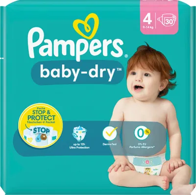 Produktbild von Pampers Windeln baby-dry Größe 6 Extra Large 13-18 kg