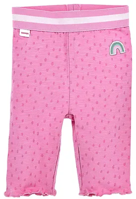 Produktbild von BONDI Baby Mädchen Capri Hose Leggings "Be Happy" 86890 | Pink Größe: 74