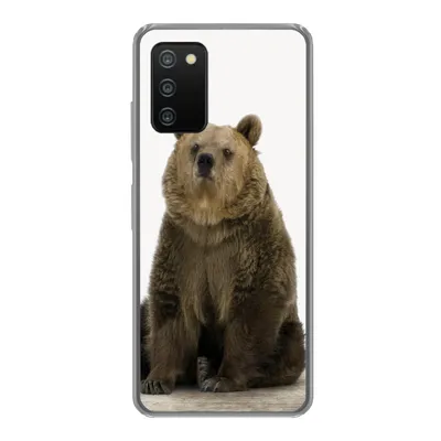 Produktbild von MuchoWow® Handyhülle Schutzhülle Hülle für Samsung Galaxy A03s Braunbär - Tiere - Bär - Niedlich - Jungen - Mädchen Silikon Softcase Handy Hülle - Schutz