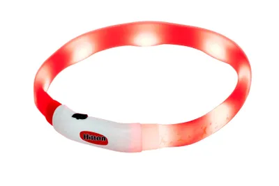 Obrázek produktu pro HILTON LED silikonový obojek 1,4 x 0,8 x 40 cm s USB pro psa