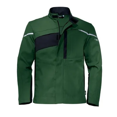 Produktbild von Uvex 1721114, Jacke, Mann, Grün, 3XL, Reißverschluss, Baumwolle, Polyester
