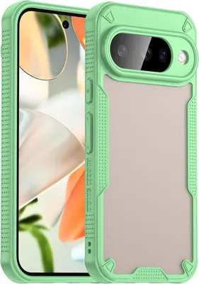 Immagine prodotto di Custodia per Google Pixel 10 - Cover posteriore Phonesta Shockproof Armor Semi-Trasparente - Verde
