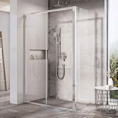 Zdjęcie produktu dla Parawan prysznicowy do drzwi prysznicowych RAVAK Blix Slim BLSPS 80 cm Lest+transparent X9BM40C00Z1
