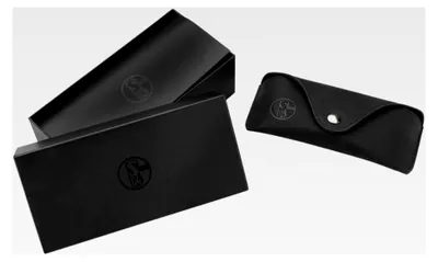 Produktbild von Brillen-Etui aus Leder in Geschenkverpackung